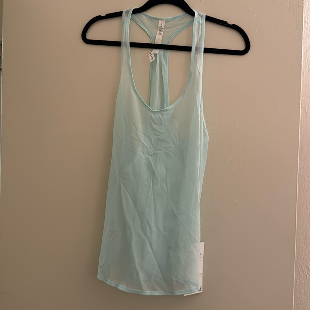 Lululemon Women's Sheer Seafoam 105 Singlet Racerback Tank Top NWT